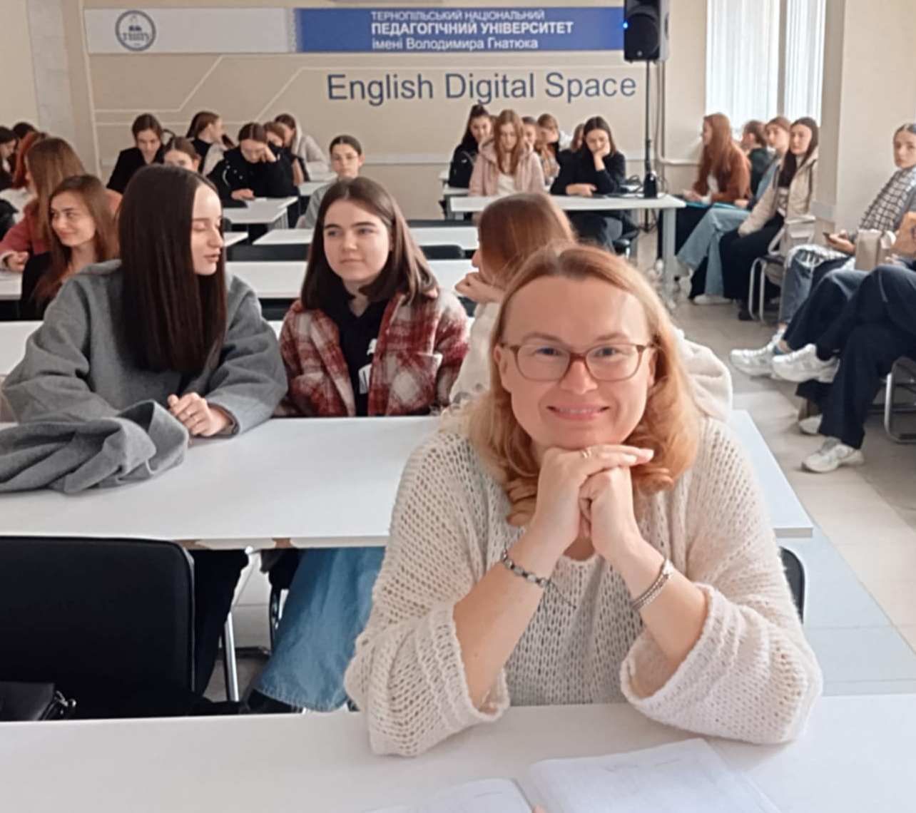 Заступник керівника Кіноклубу Докудейс при ТНПУ Наталія Зкордонець